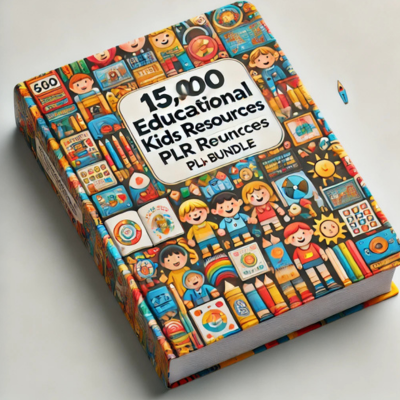 PLR 15000 Educational Kids Resources Bundle