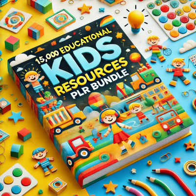 PLR 15000 Educational Kids Resources Bundle